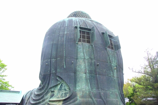 鎌倉の大仏様の背後