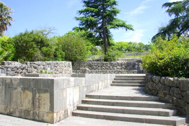 花博記念公園鶴見緑地 山のエリア、国際庭園のイスラエル庭園