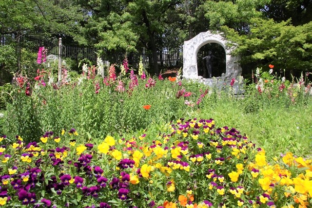 花博記念公園鶴見緑地、国際庭園内のオーストリア庭園